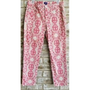 NYDJ Not Your Daughters Tie Dye SZ 8 Red Jeans